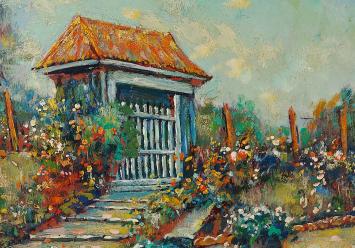 De Brugse schilder met Franse villa