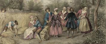 Herdruk van 19de eeuwse gravure