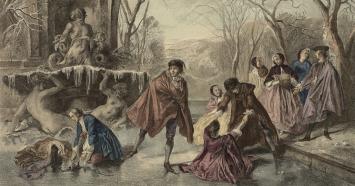 Herdruk van 19de eeuwse gravure