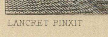 Herdruk,  Hiver E.A. Champollion naar Nicolas Lancret 1885