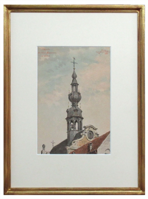 Waterverfschilderij van Jean Baes kopen