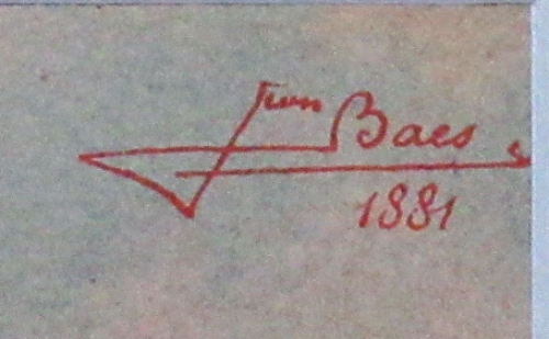 toren van een kapel in Gent  in 1881