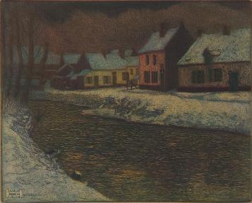 Gesigneerde grafiek van Charles Bernier