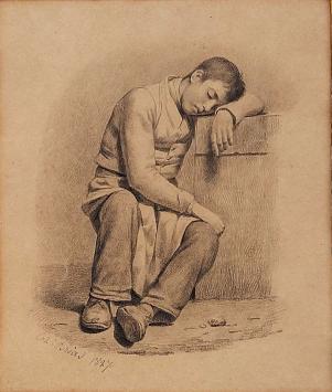Tekening van Charles Brias kopen