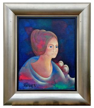 Schilderij van de Belgische kunstenaar Charles Delporte