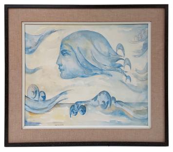 Tekening van de Belgische kunstenaar Charles Delporte