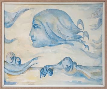 Surrealistische tekening van de kunstenaar Charles Delporte kopen