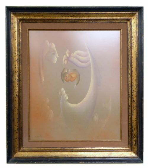 Schilderij van de Belgische kunstenaar Charles Delporte