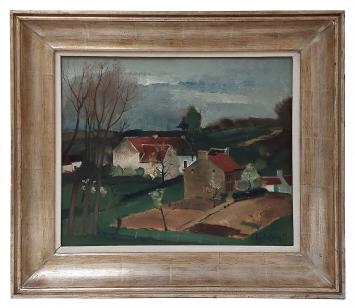 Schilderij van de belgische kunstenaar  Charles Lebon