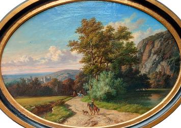 19de eeuwse schilderij van Charles Ligny