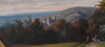 Mensen op wandel van Charles Ligny