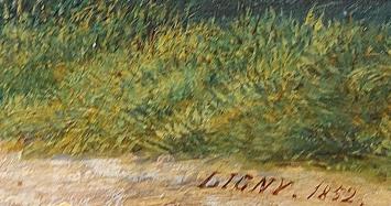 Mensen op het wandelpad 1852