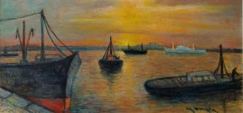 Kunstwerk van de Belgische kunstschilder Charles Mangin