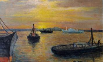 de Belgische kunstschilder Charles Mangin