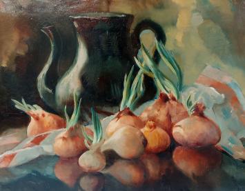 Kunstwerk van de Belgische kunstschilder Charles Mangin