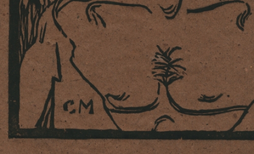 de Franse anarchist Ravachol gemaakt door Charles Maurin