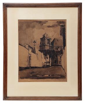 inkttekening van Charles Swyncop kopen