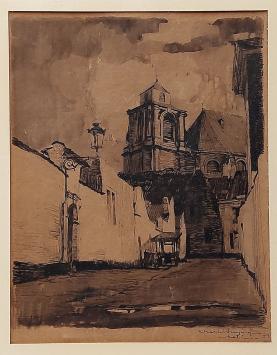 Aquarel kopen van de Belgische kunstenaar Charles Swyncop