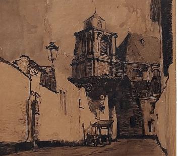 De Belgische kunstenaar Charles Swyncop