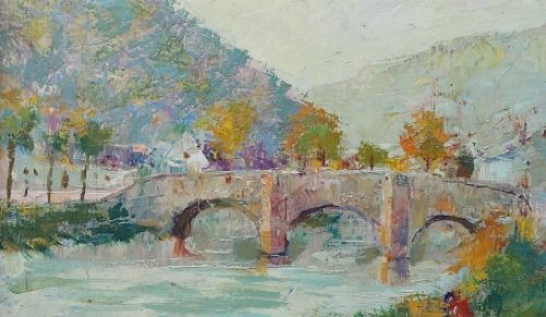De Belgische kunstschilder Charles Verbrugghe