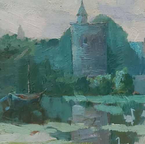De Belgische kunstschilder Charles Verbrugghe