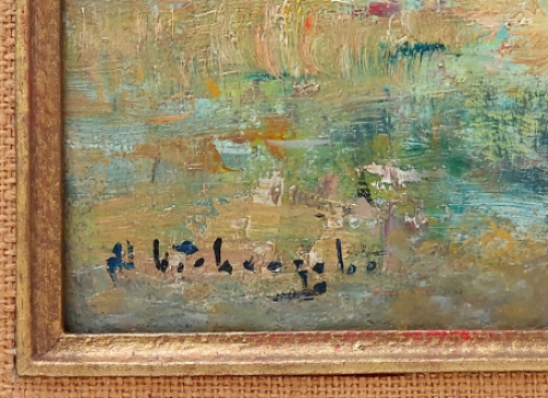 De Belgische kunstschilder Charles Verbrugghe