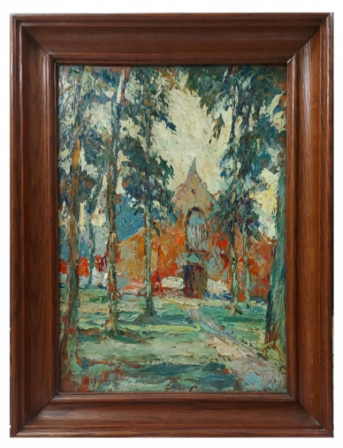 Schilderij van de Brugse schilder Charles Verbrugghe