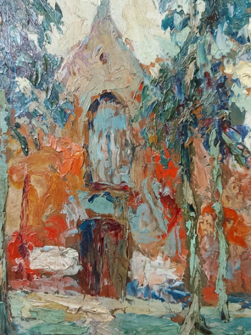 De Belgische kunstschilder Charles Verbrugghe