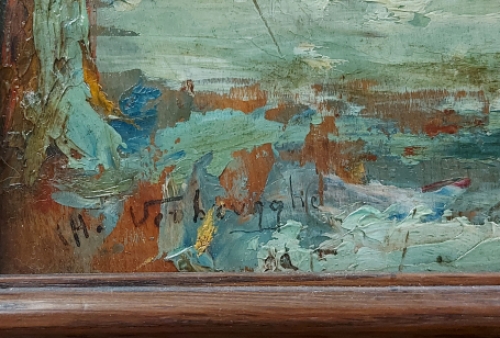 Olieverfschilderij van Charles Verbrugghe