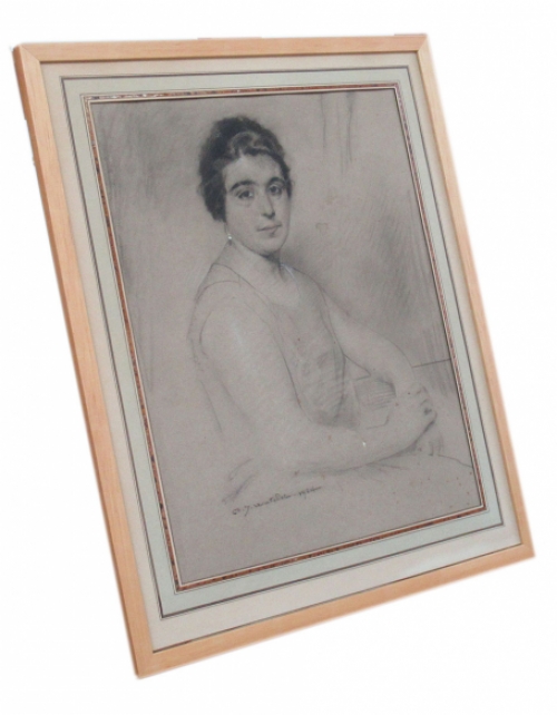 Zittende dame uit 1924