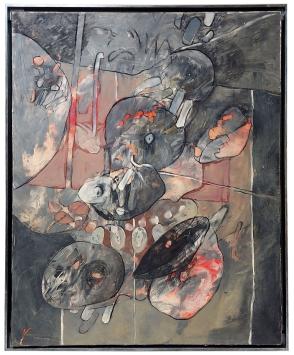 de Belgische kunstenaar Jacques Chemay