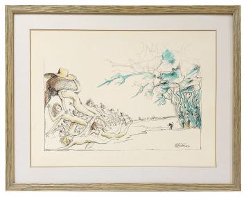 Surrealistische kunstwerk van Auguste Chevalier