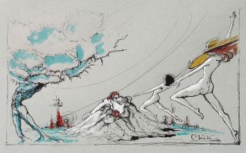 Fantasme door Auguste Chevalier, surrealisme