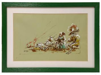 Surrealistische kunstw<erk van Auguste Chevalier