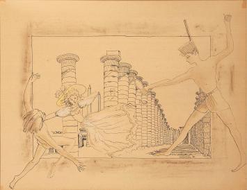 Fantasme door Auguste Chevalier, surrealisme