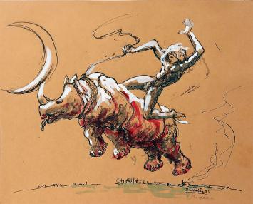 Fantasme door Auguste Chevalier, surrealisme