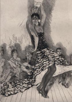 Dansende Spaanse dame
