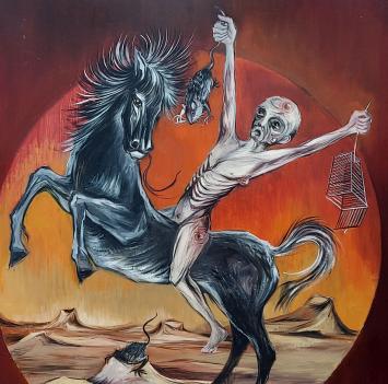 Kunstwerk van Belgische kunstenaar  Chris De Clerck