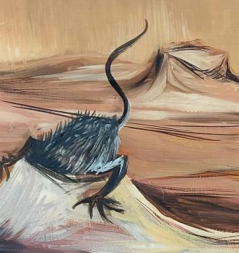 expressionistisch figuratief schilderij van  Chris De Clerck