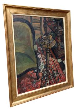 Interieur met rookgerei