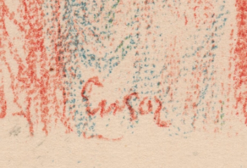 Le Christ entre les larrons van James Ensor