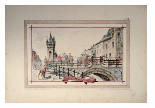 Litho van de Belgische kunstenaar Leo De Pape