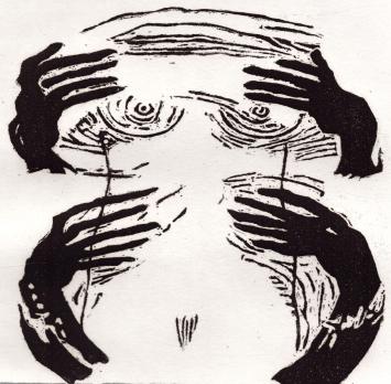 Ets van de hedendaagse kunstenaar Jan Vanriet