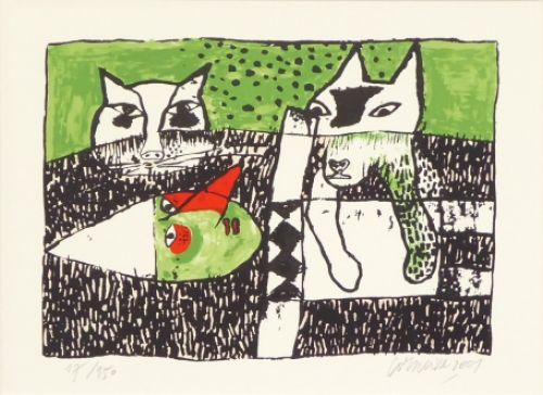 Belgian artist Corneille