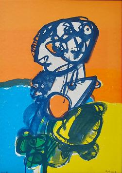 Lithografie van de Belgische lithograaf Jan Cobbaert