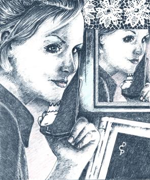 Lithografie, een werk van Paul De Cocker