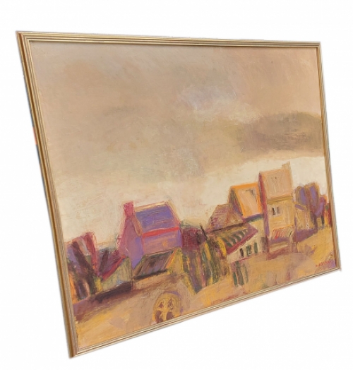 Expressionistisch schilderij van Marcel Cockx