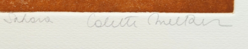Originele ets van Colette Meltzer