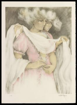 Gesigneerde litho van Collette Deyme