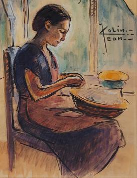 Belgische kunstenaar, kunstschilder Jean Colin